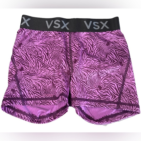 Victoria's Secret VSX Hot Short - Pink/Purple Zebra print - XS - Picture 1 of 3
